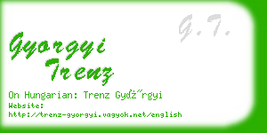gyorgyi trenz business card